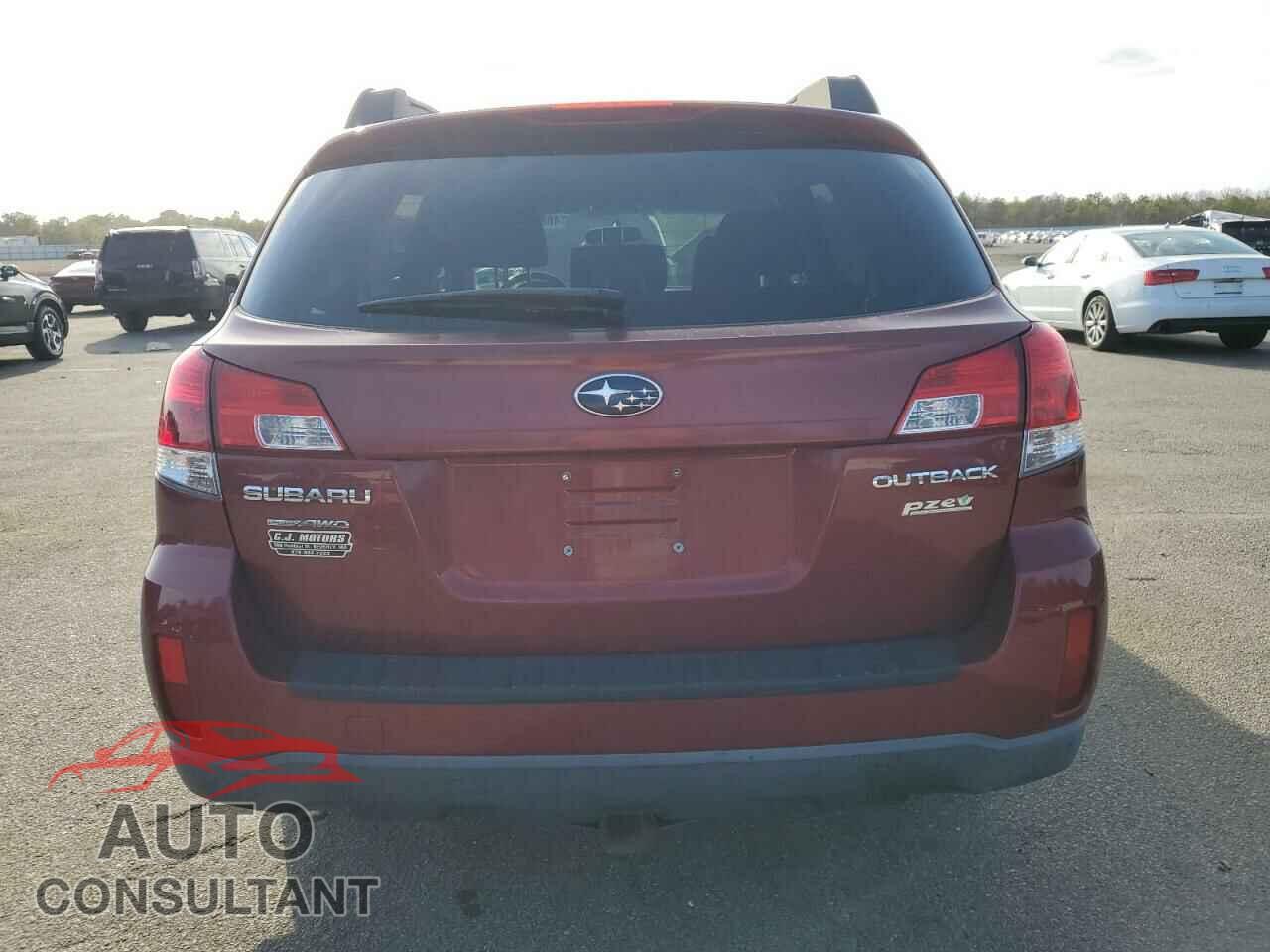 SUBARU OUTBACK 2012 - 4S4BRBCC7C3295371