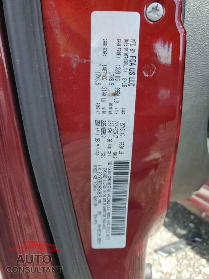 DODGE CARAVAN 2017 - 2C4RDGBG3HR548879