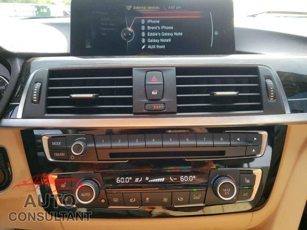 BMW 3 SERIES 2016 - WBA8E9G58GNU28001