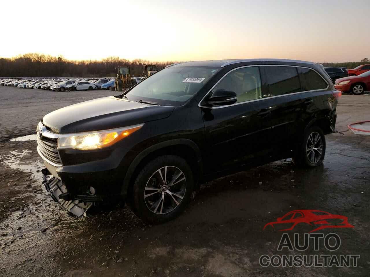 TOYOTA HIGHLANDER 2016 - 5TDJKRFH2GS256258