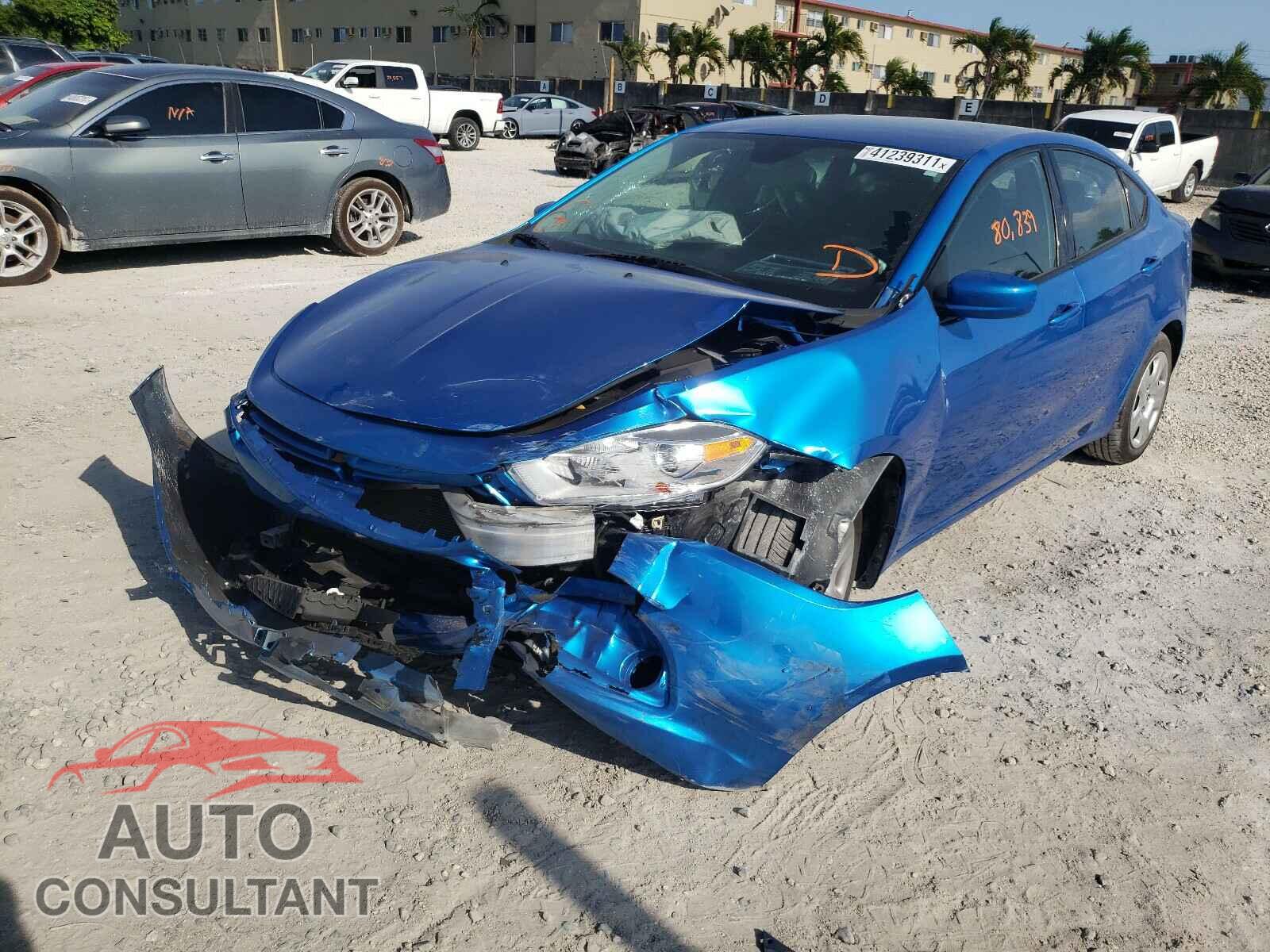 DODGE DART 2016 - 1C3CDFAAXGD682534