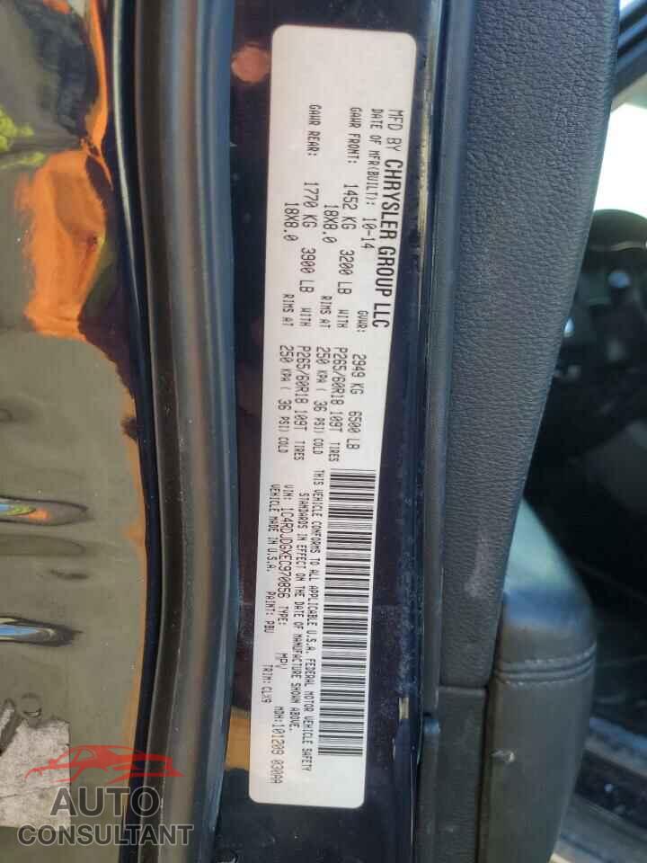 DODGE DURANGO 2014 - 1C4RDJDGXEC970856