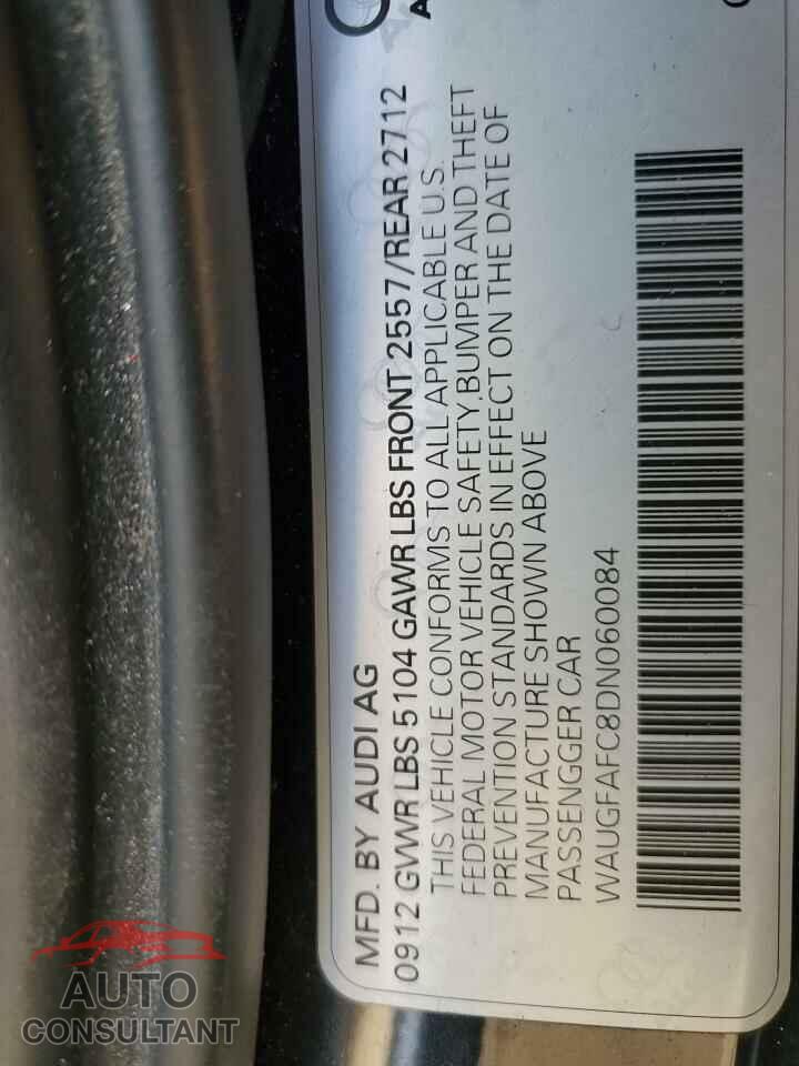 AUDI A6 2013 - WAUGFAFC8DN060084
