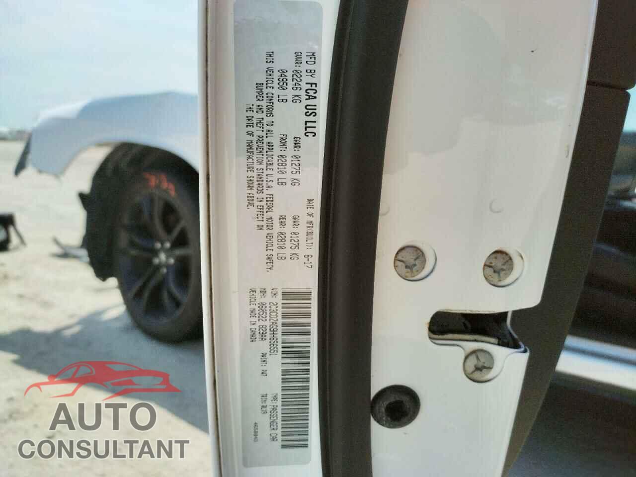 DODGE CHALLENGER 2017 - 2C3CDZAG9HH656551
