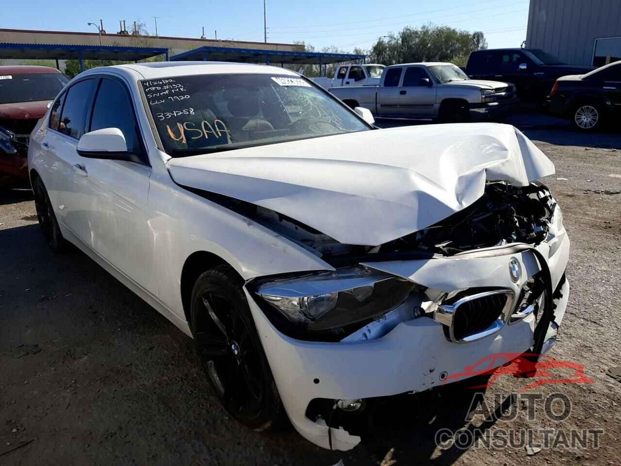 BMW 3 SERIES 2017 - WBA8D9G31HNU63448