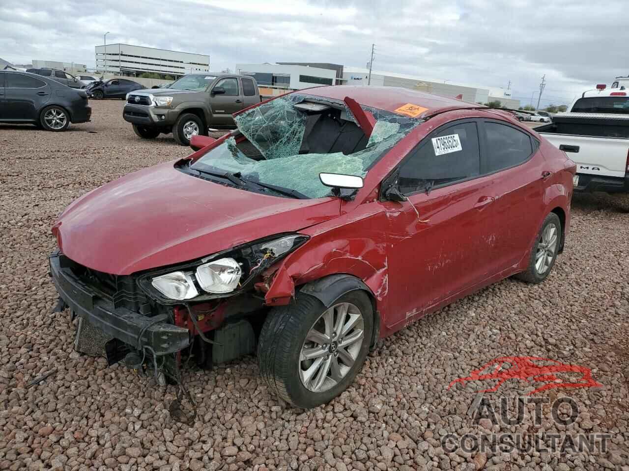 HYUNDAI ELANTRA 2015 - KMHDH4AE6FU347907