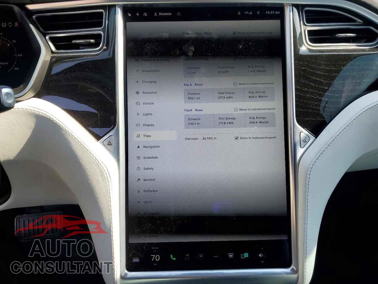 TESLA MODEL S 2017 - 5YJSA1E27HF206113