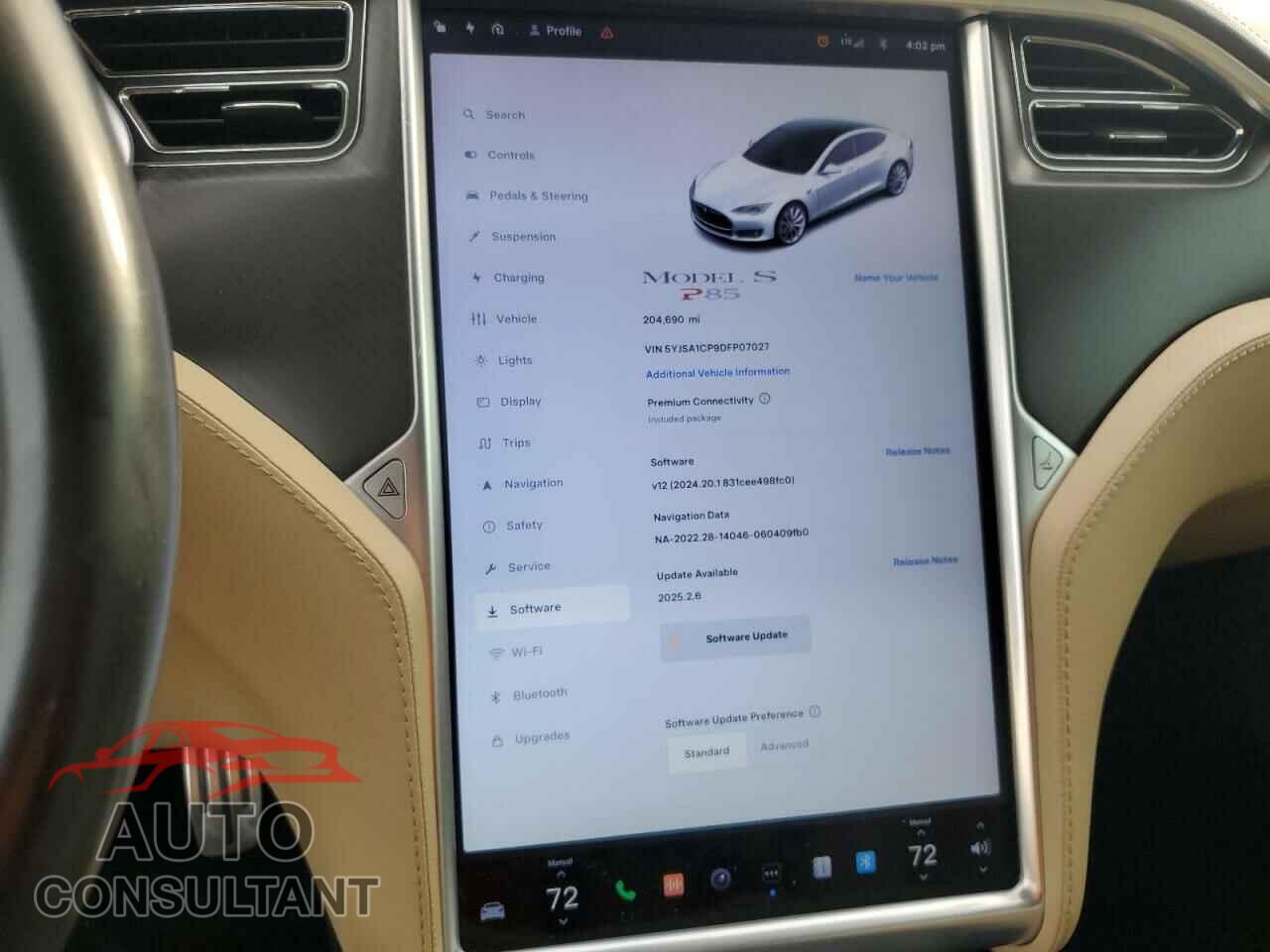 TESLA MODEL S 2013 - 5YJSA1CP9DFP07027