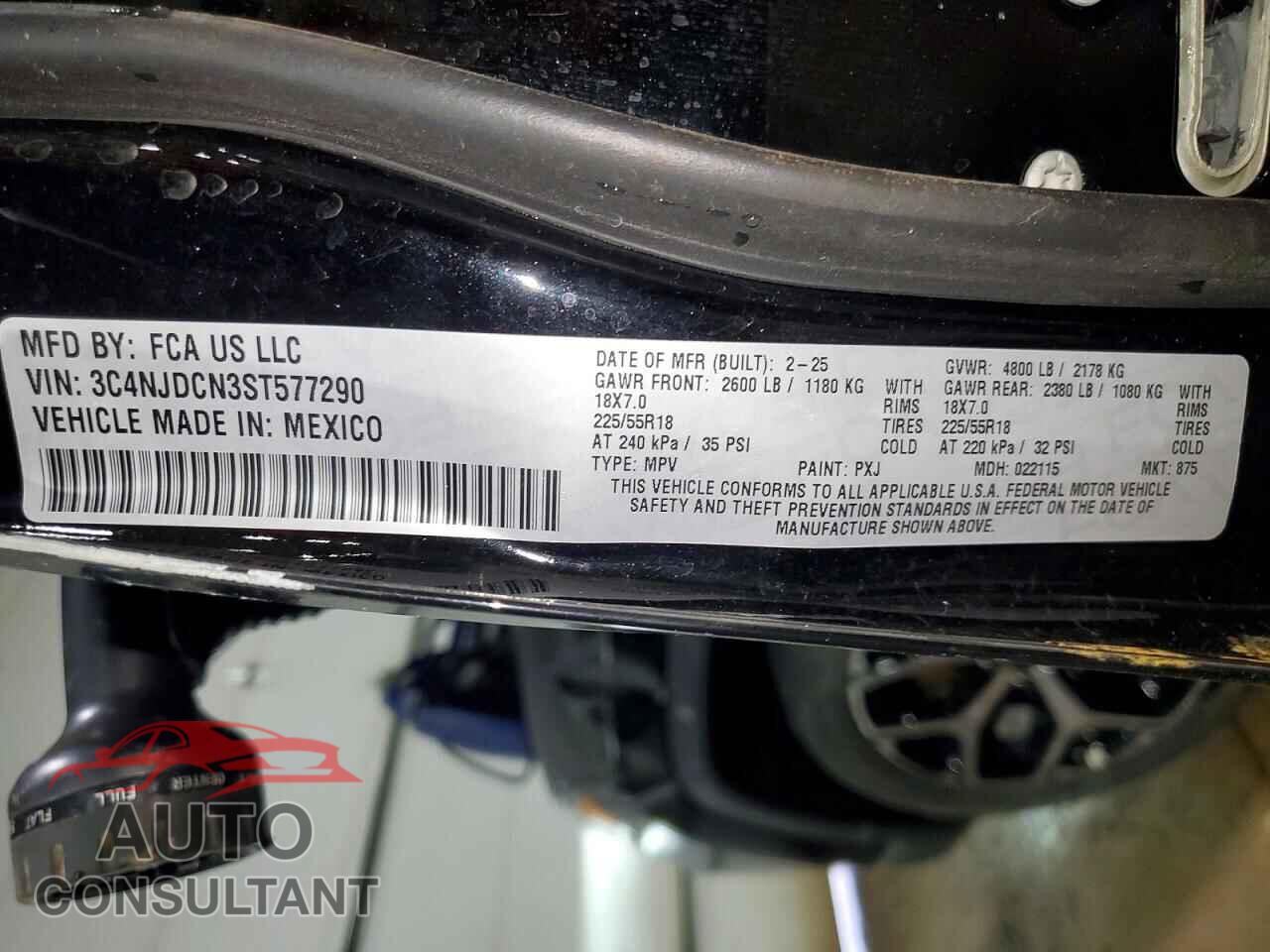 JEEP COMPASS 2025 - 3C4NJDCN3ST577290