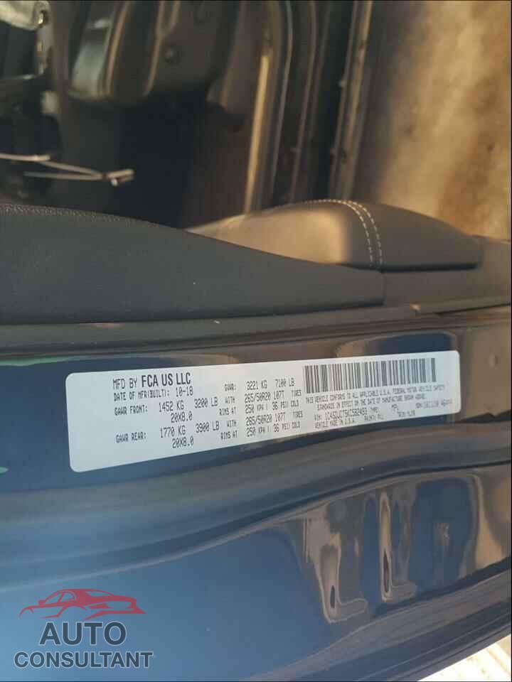 DODGE DURANGO 2019 - 1C4SDJCT5KC582493