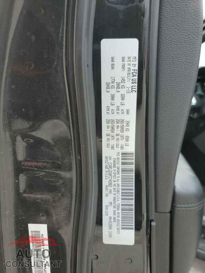 DODGE DURANGO 2015 - 1C4RDJDG0FC745962