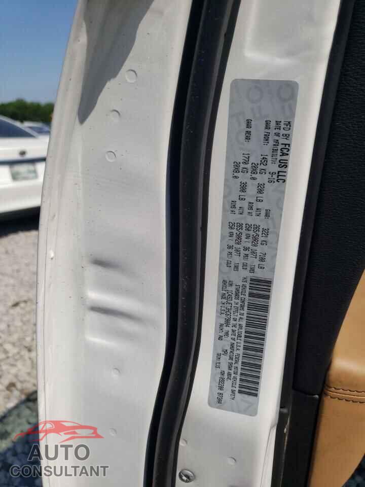 DODGE DURANGO 2017 - 1C4SDJET3HC679004