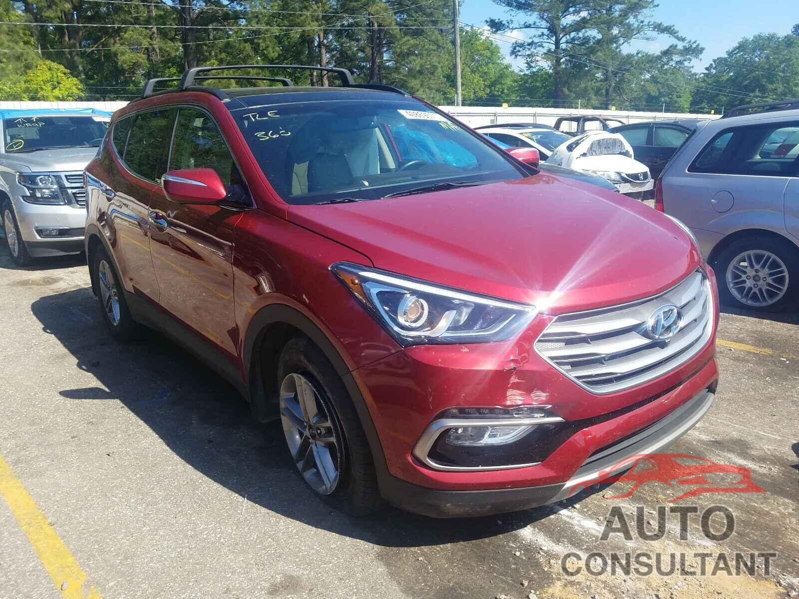 HYUNDAI SANTA FE 2018 - 5XYZU3LB9JG519084