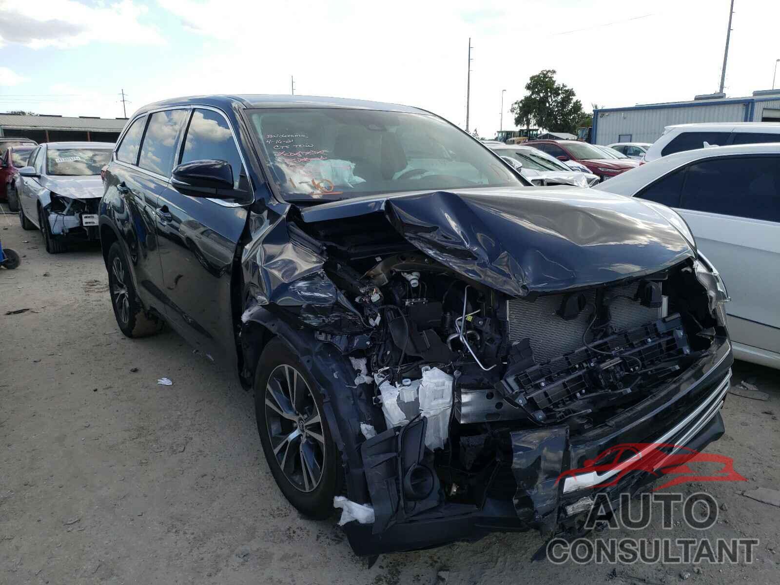 TOYOTA HIGHLANDER 2018 - 5TDZZRFH2JS283269