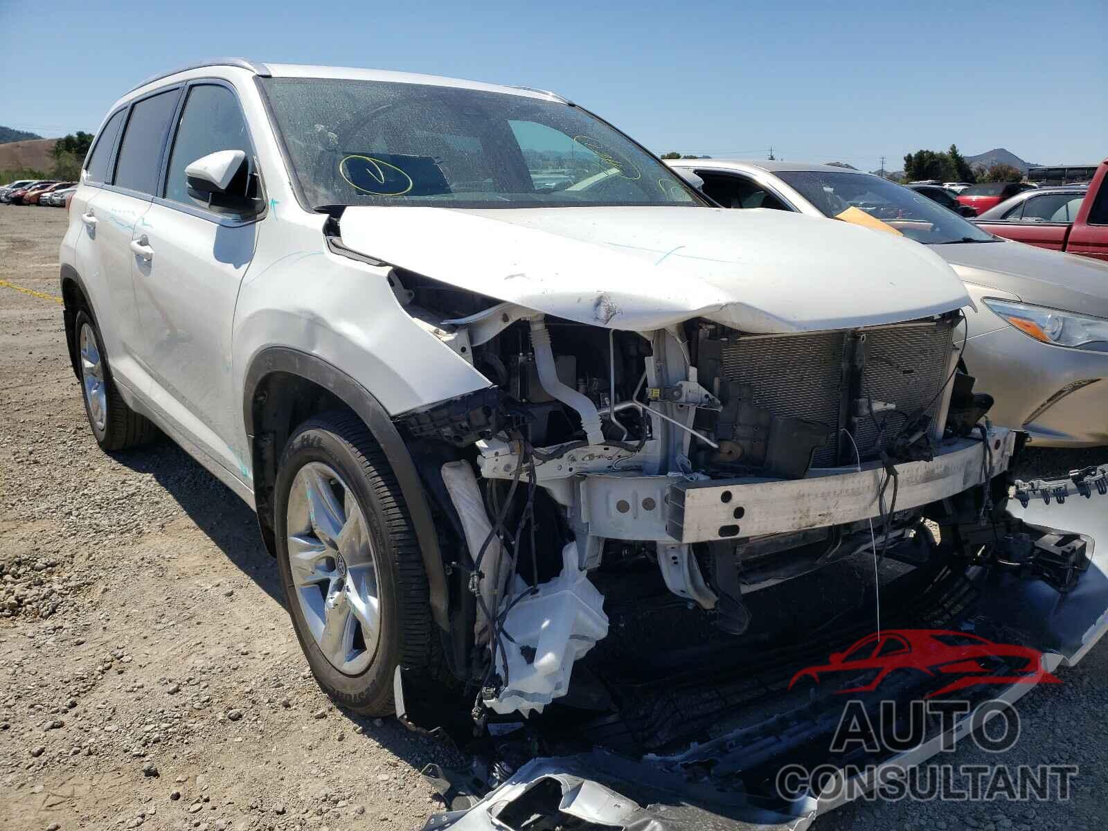 TOYOTA HIGHLANDER 2019 - 5TDDZRFH5KS982858