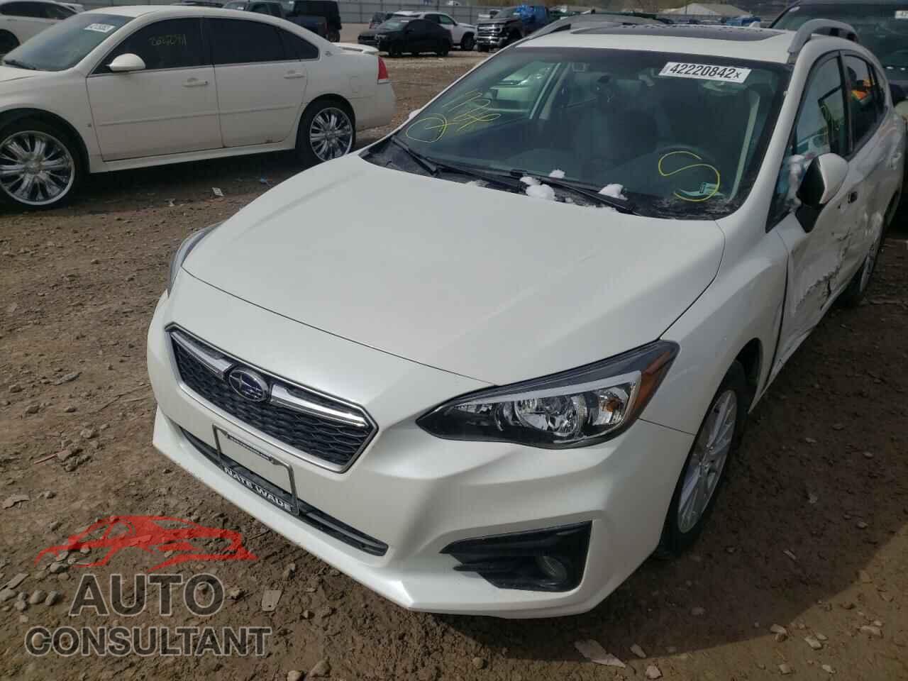 SUBARU IMPREZA 2017 - 4S3GTAD67H3710615