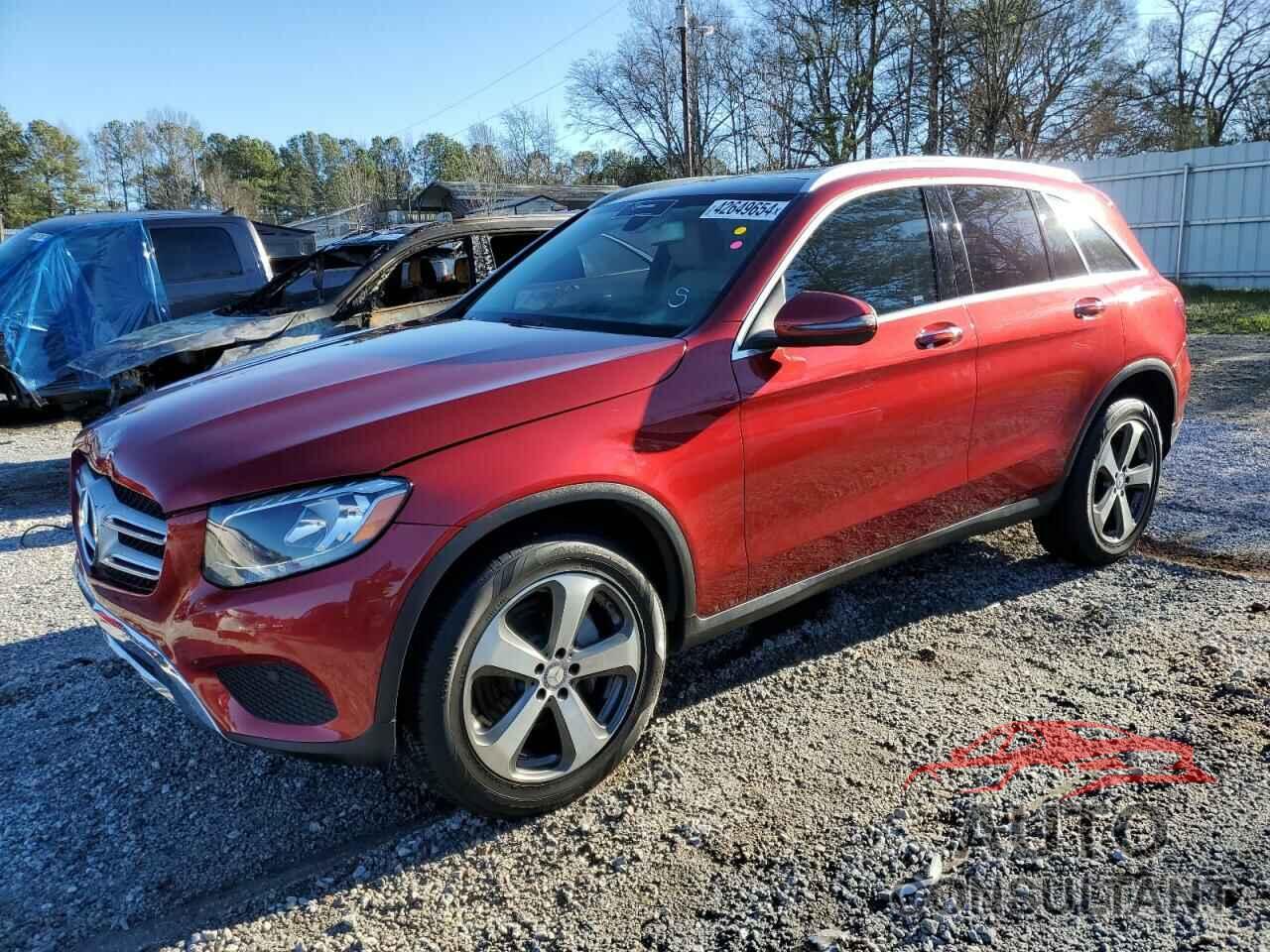 MERCEDES-BENZ GLC-CLASS 2017 - WDC0G4JB0HF150681