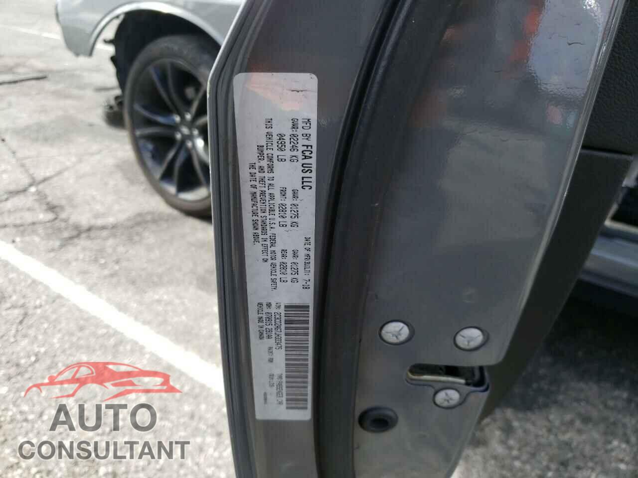 DODGE CHALLENGER 2018 - 2C3CDZAG7JH333475