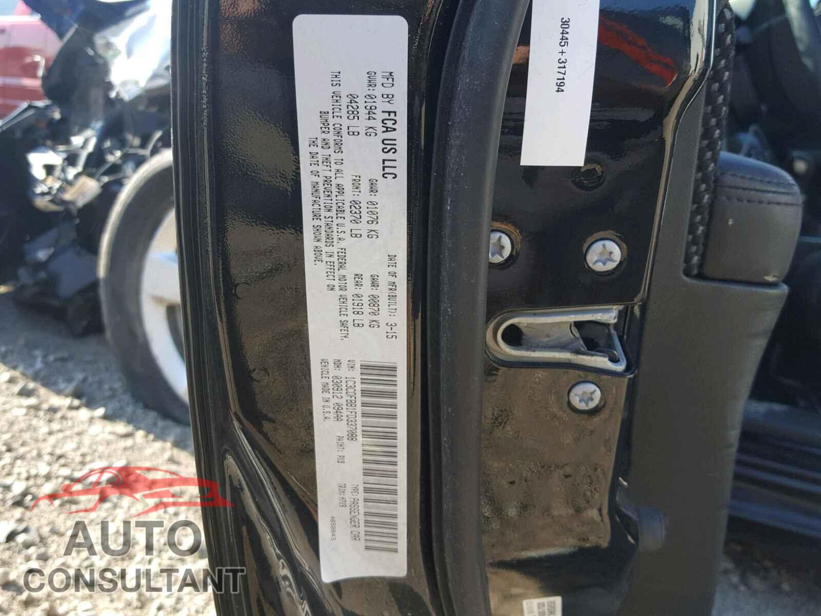 DODGE DART 2015 - 1C3CDFBB1FD337088