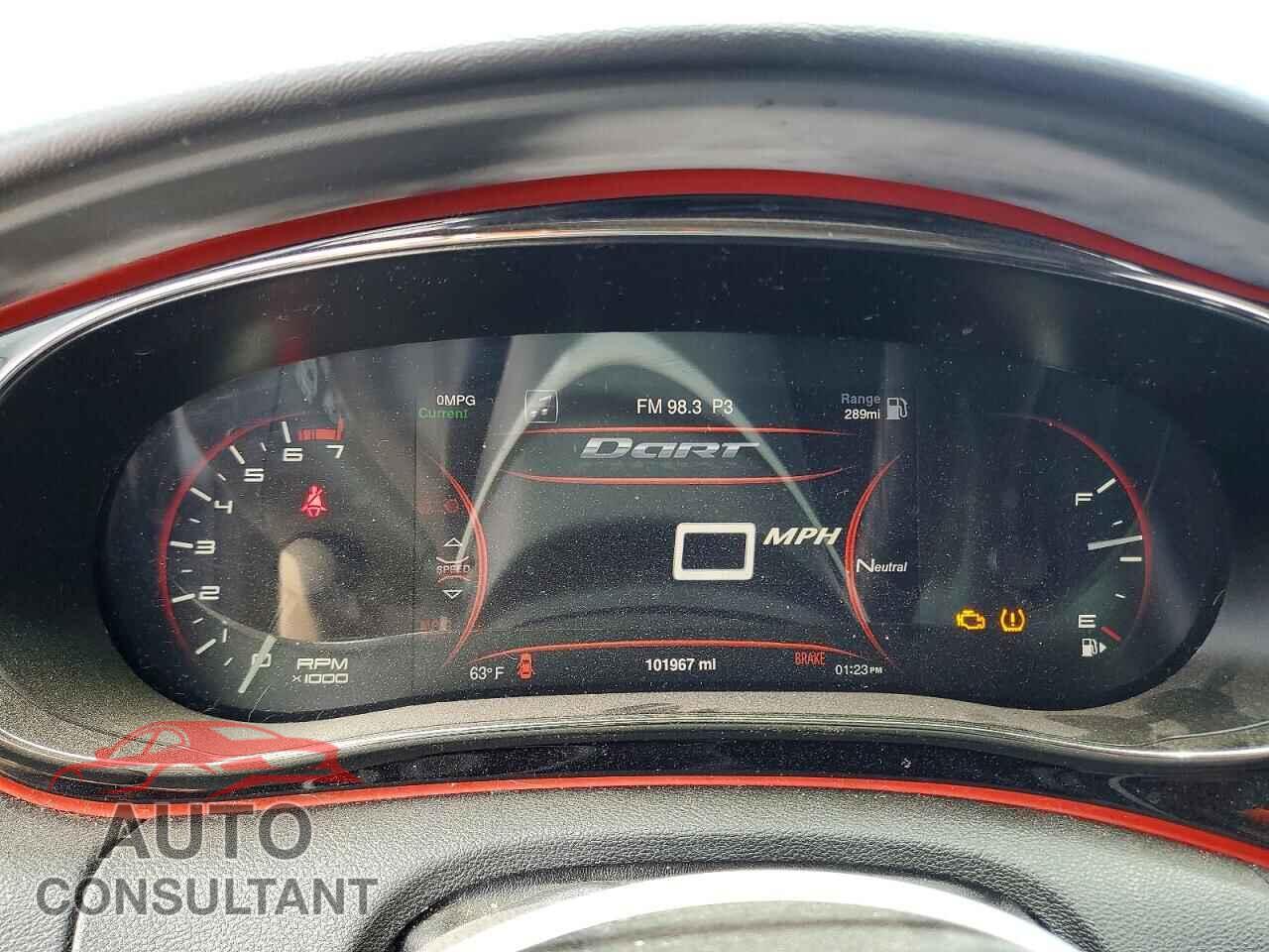 DODGE DART 2015 - 1C3CDFEB0FD345498