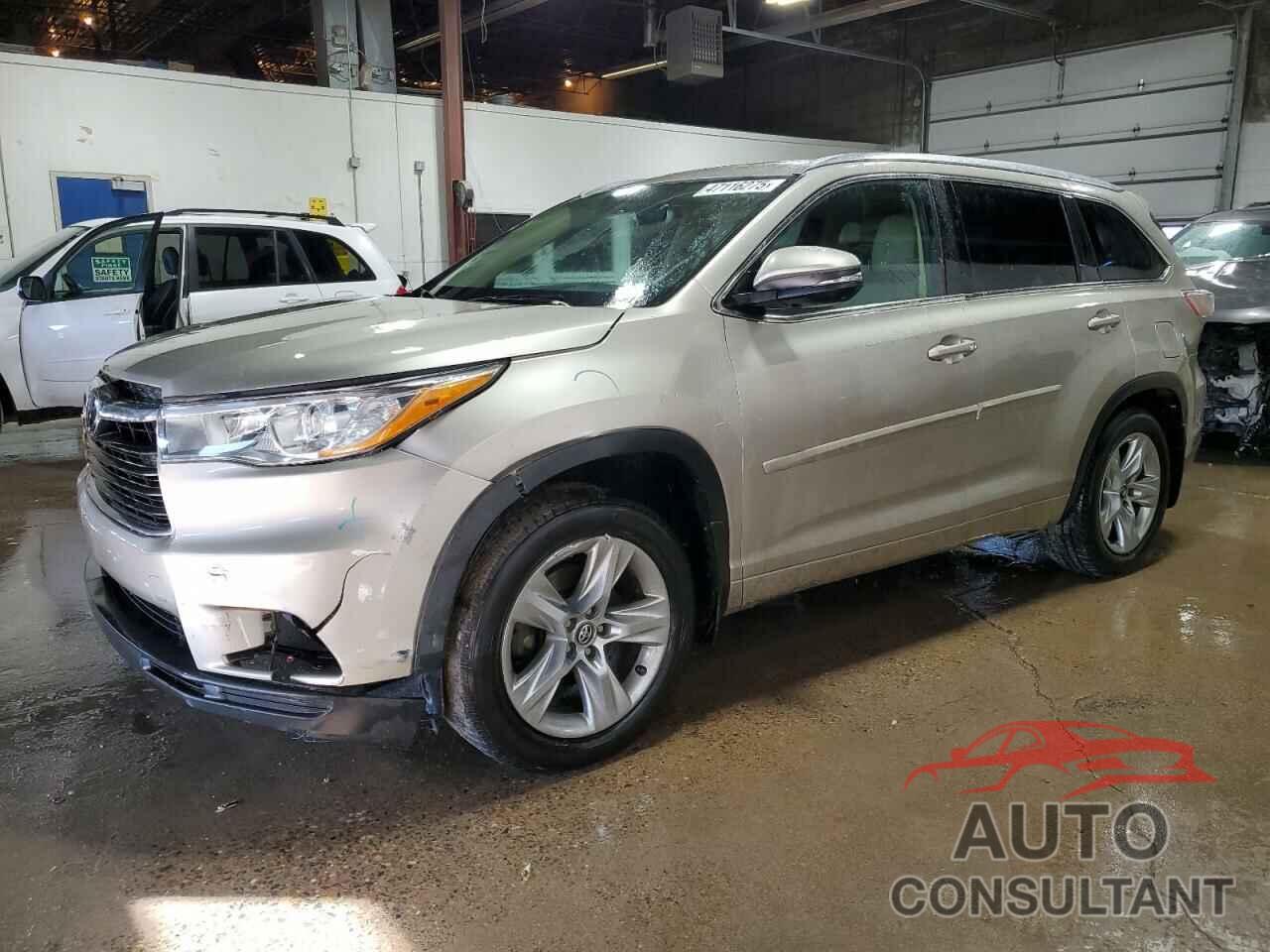 TOYOTA HIGHLANDER 2016 - 5TDDKRFH1GS343193