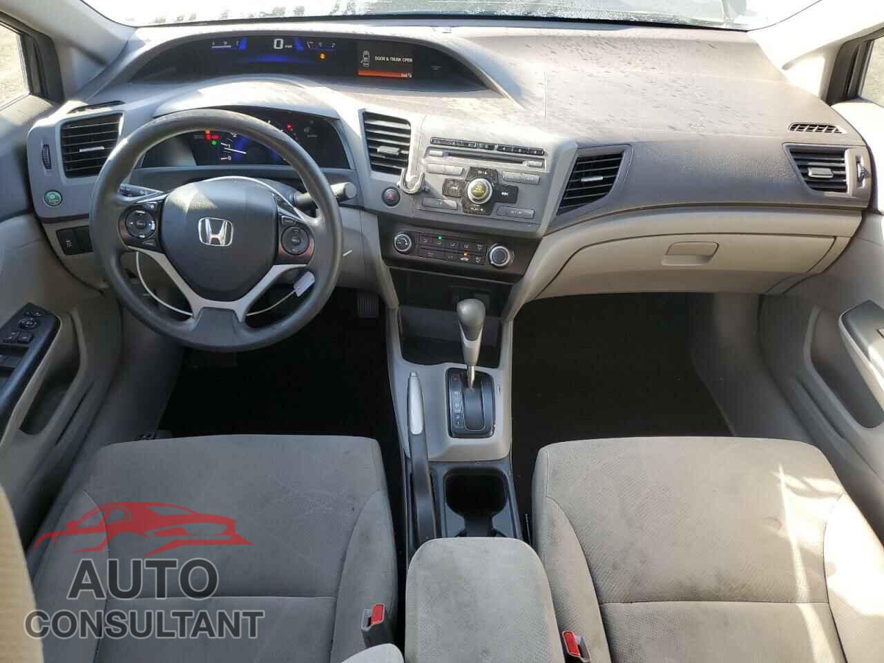 HONDA CIVIC 2012 - 19XFB2F50CE387681