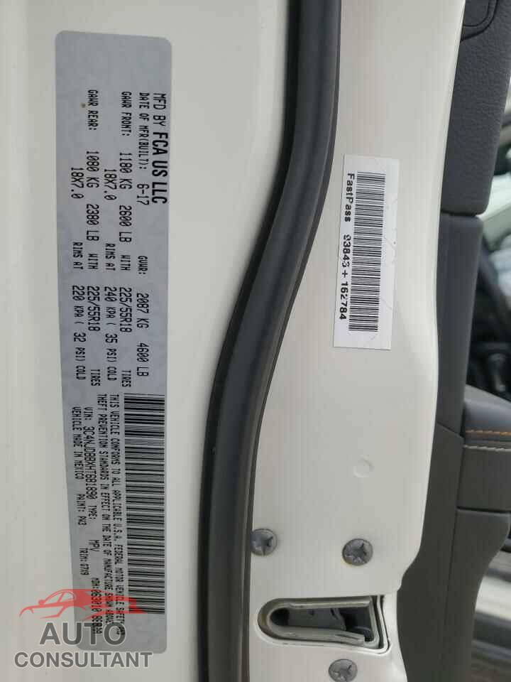 JEEP COMPASS 2017 - 3C4NJDBBXHT681890