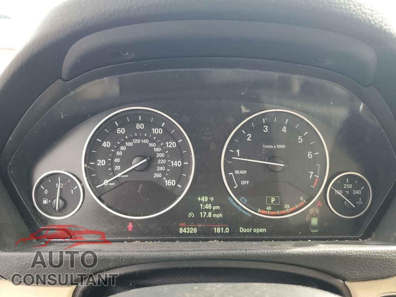 BMW 3 SERIES 2013 - WBA3B3C50DF540755