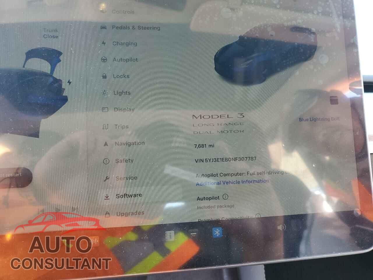 TESLA MODEL 3 2022 - 5YJ3E1EB0NF307787