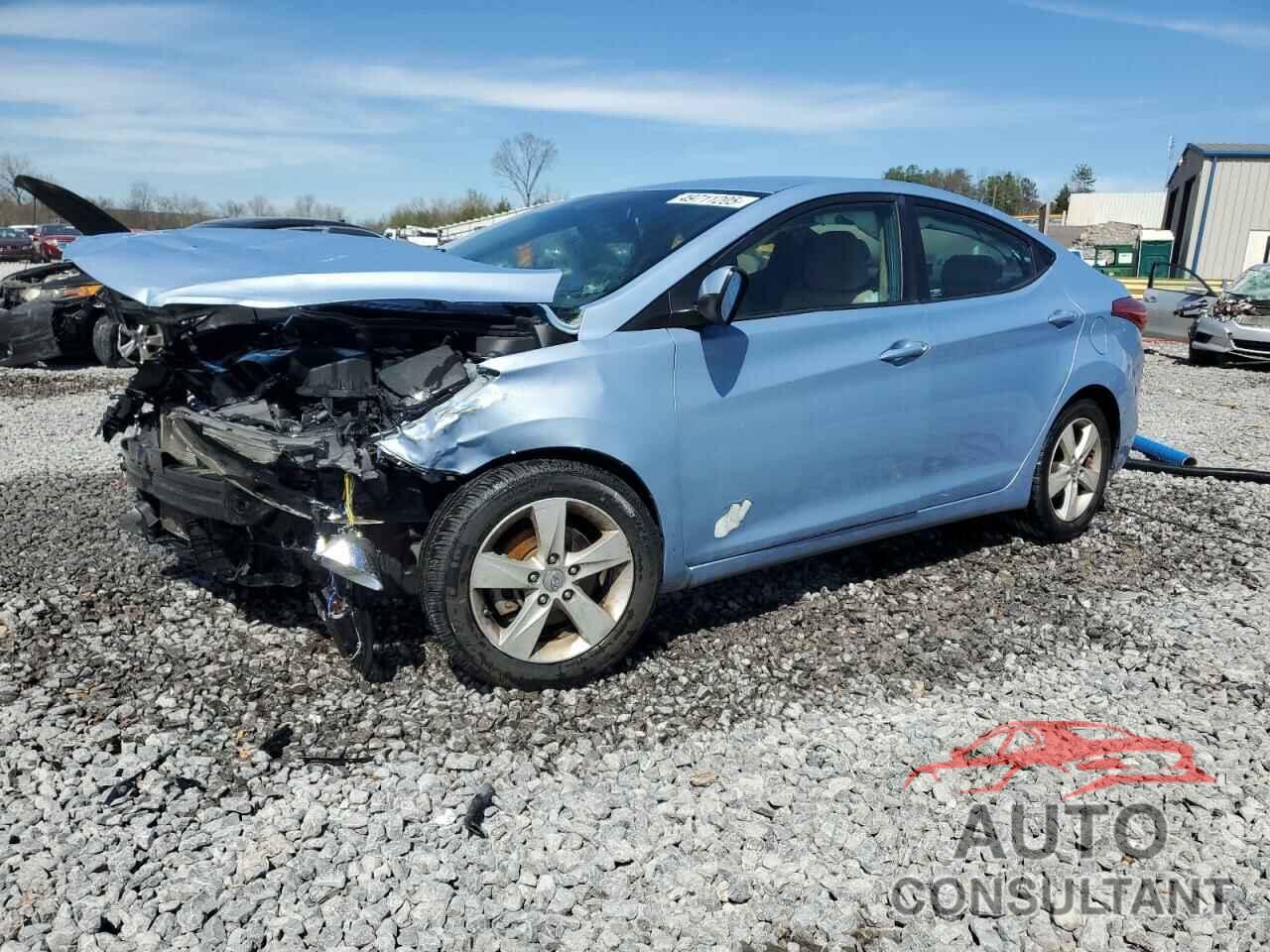 HYUNDAI ELANTRA 2013 - KMHDH4AE2DU489913