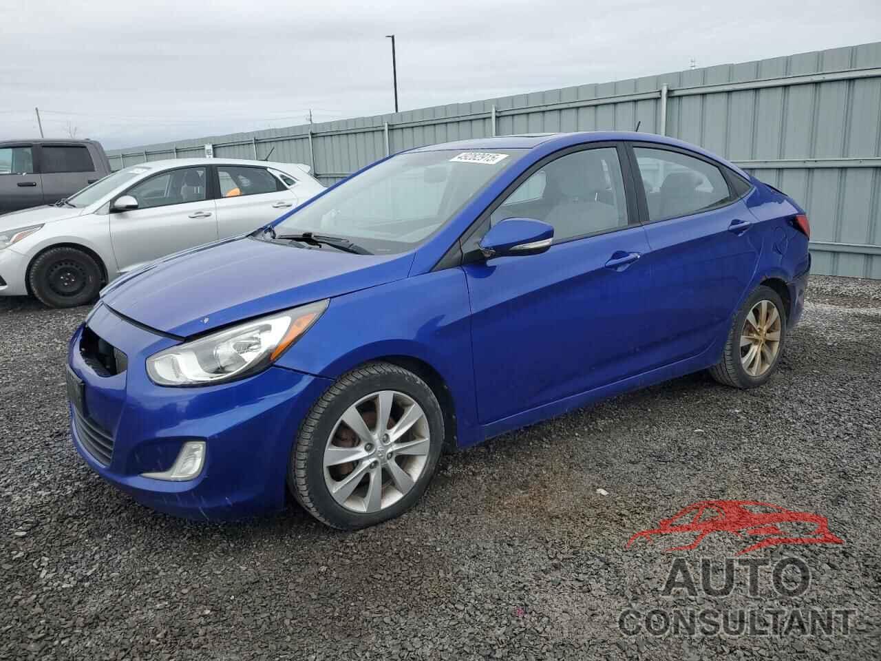 HYUNDAI ACCENT 2012 - KMHCU4AE2CU222647