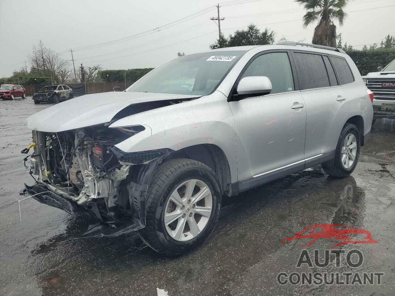 TOYOTA HIGHLANDER 2012 - 5TDZK3EH6CS079340