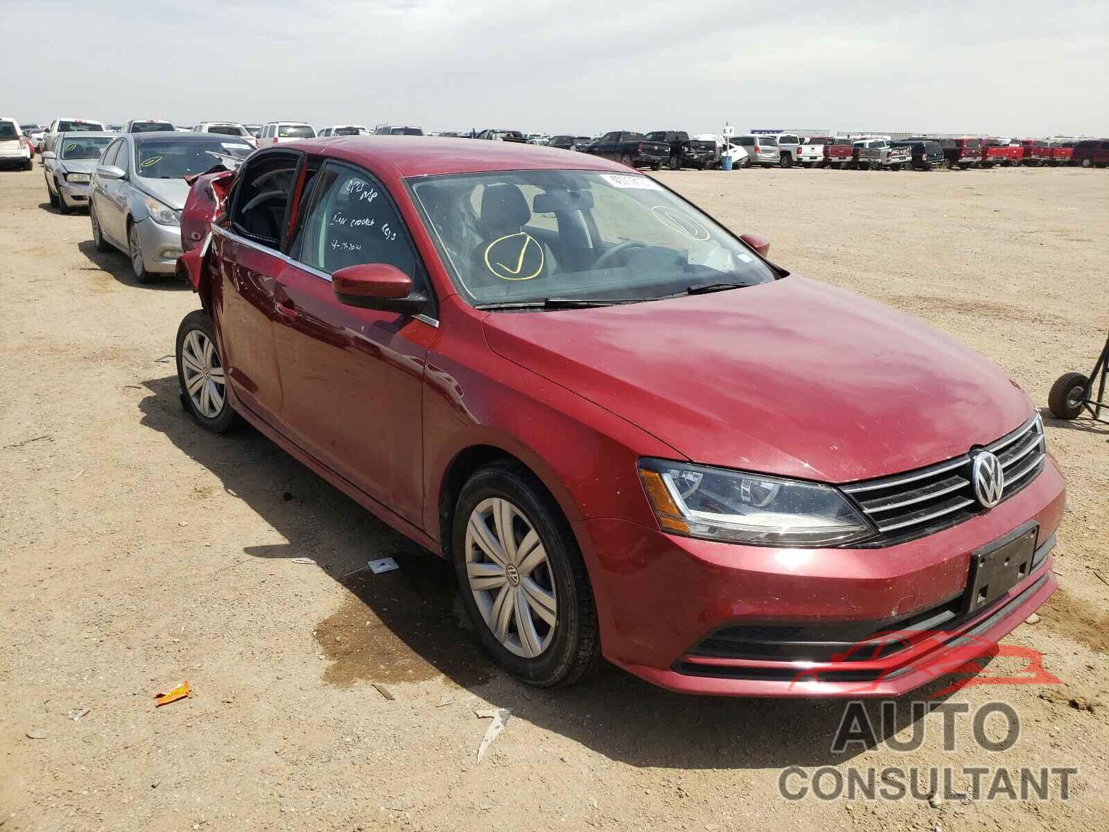 VOLKSWAGEN JETTA 2017 - 3VW2B7AJ0HM280219