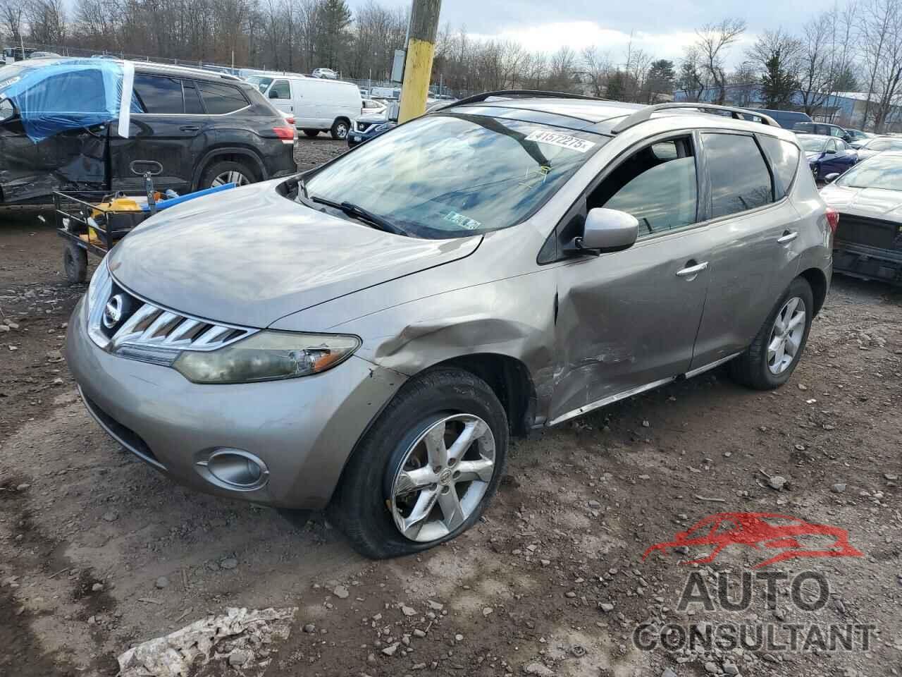 NISSAN MURANO 2009 - JN8AZ18W89W111144