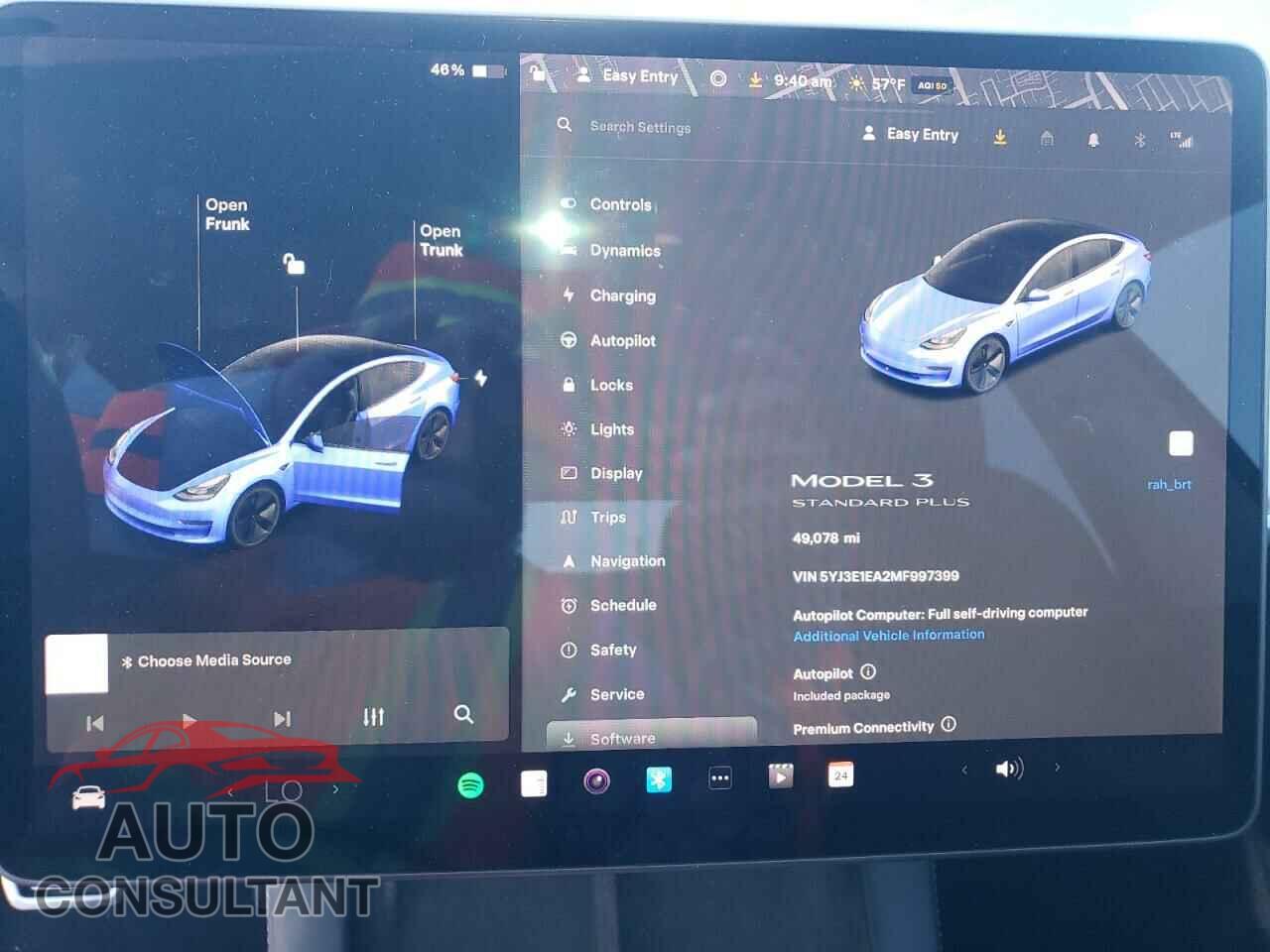 TESLA MODEL 3 2021 - 5YJ3E1EA2MF997399