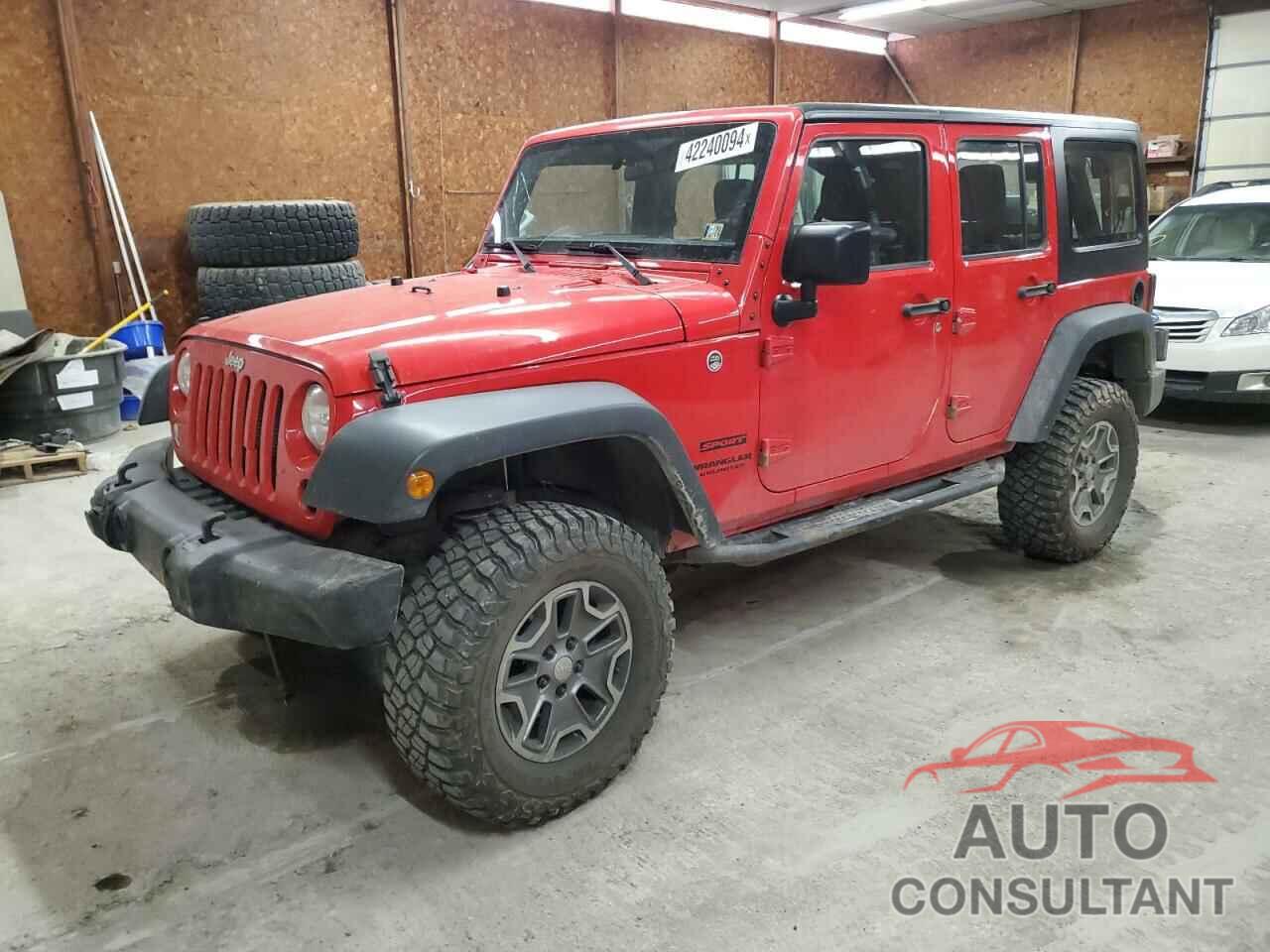 JEEP WRANGLER 2016 - 1C4BJWDG0GL210252