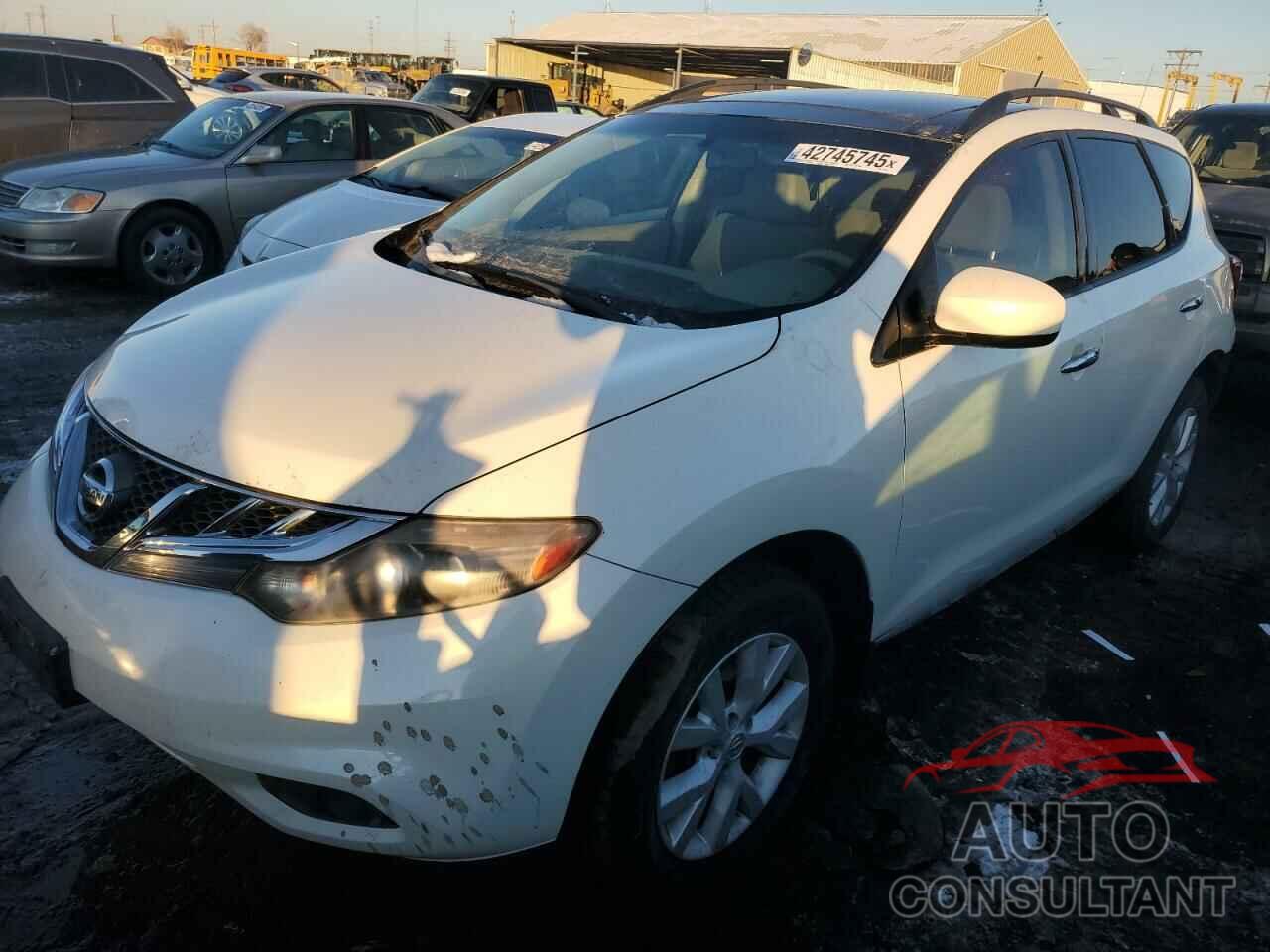 NISSAN MURANO 2012 - JN8AZ1MW5CW226569