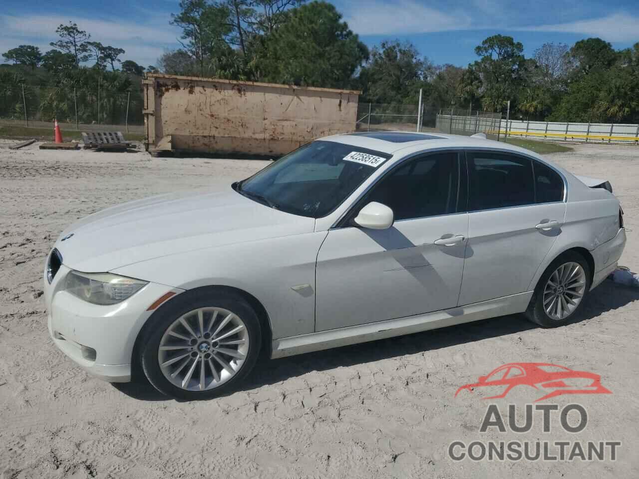 BMW 3 SERIES 2011 - WBAPN7C58BA950102