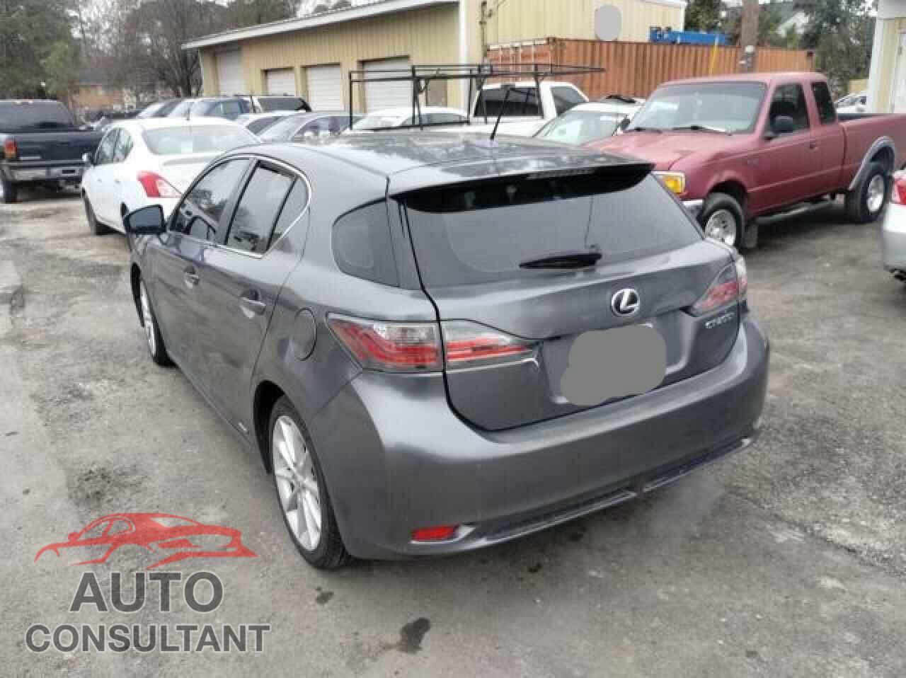 LEXUS CT 200 2012 - JTHKD5BH6C2065357
