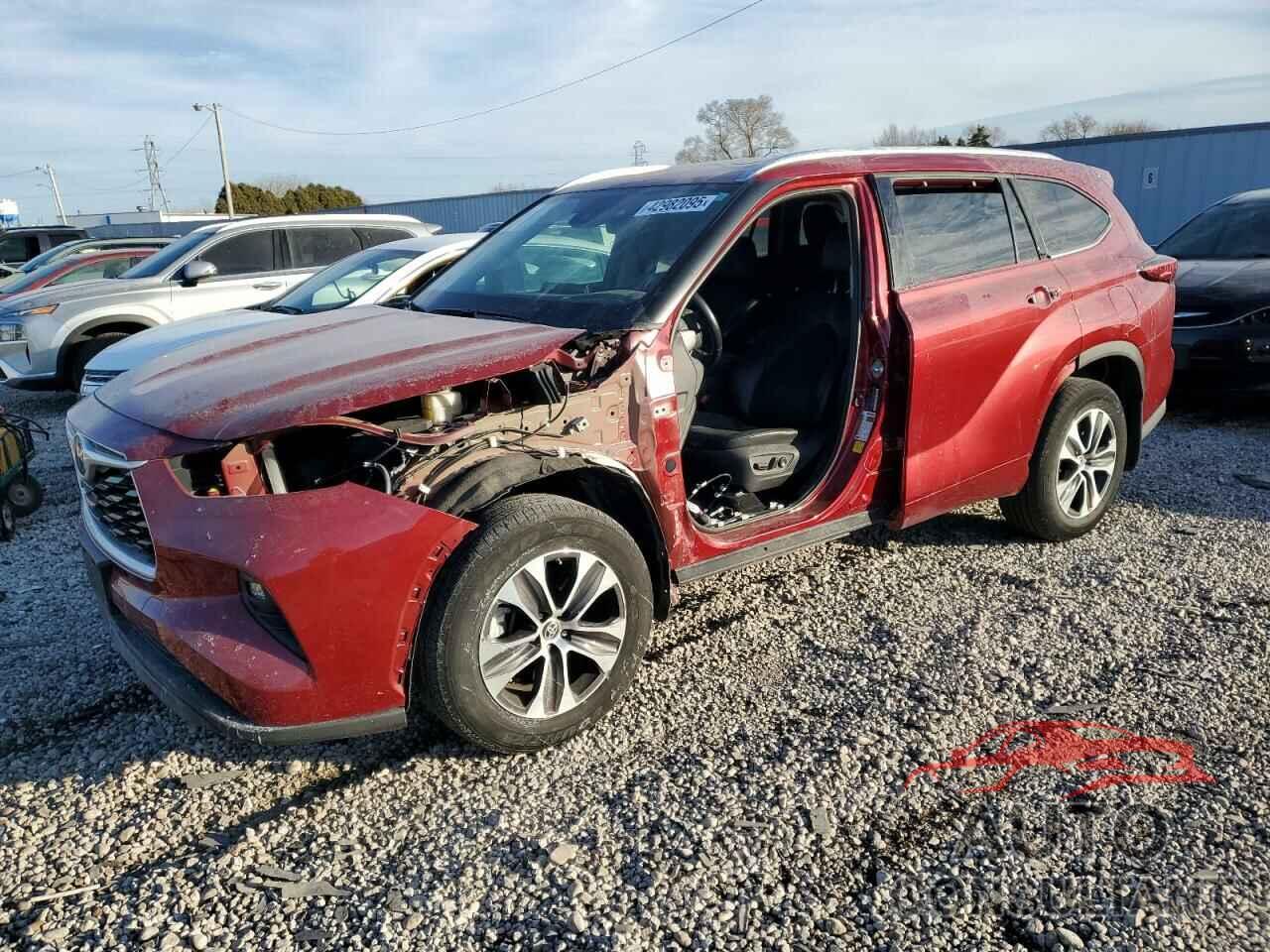 TOYOTA HIGHLANDER 2021 - 5TDGZRBH6MS070293