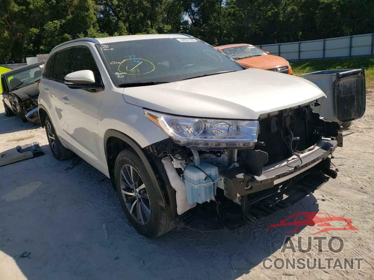 TOYOTA HIGHLANDER 2017 - 5TDJZRFH7HS517901