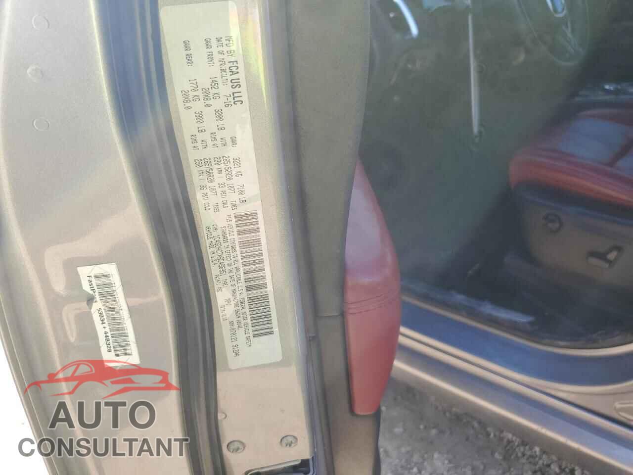 DODGE DURANGO 2016 - 1C4SDHCTXGC466951