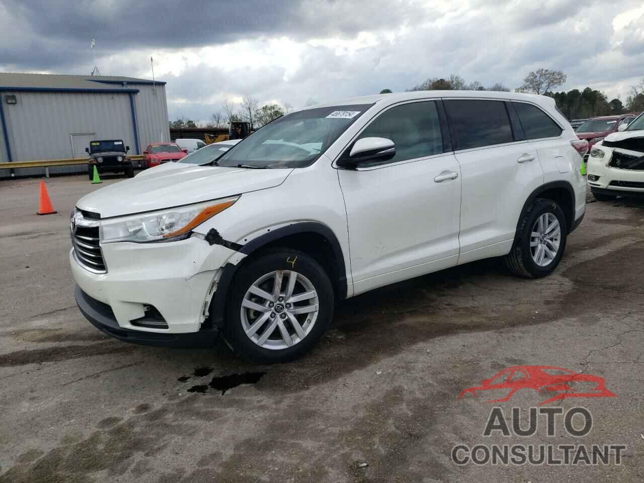 TOYOTA HIGHLANDER 2016 - 5TDZKRFH3GS177278