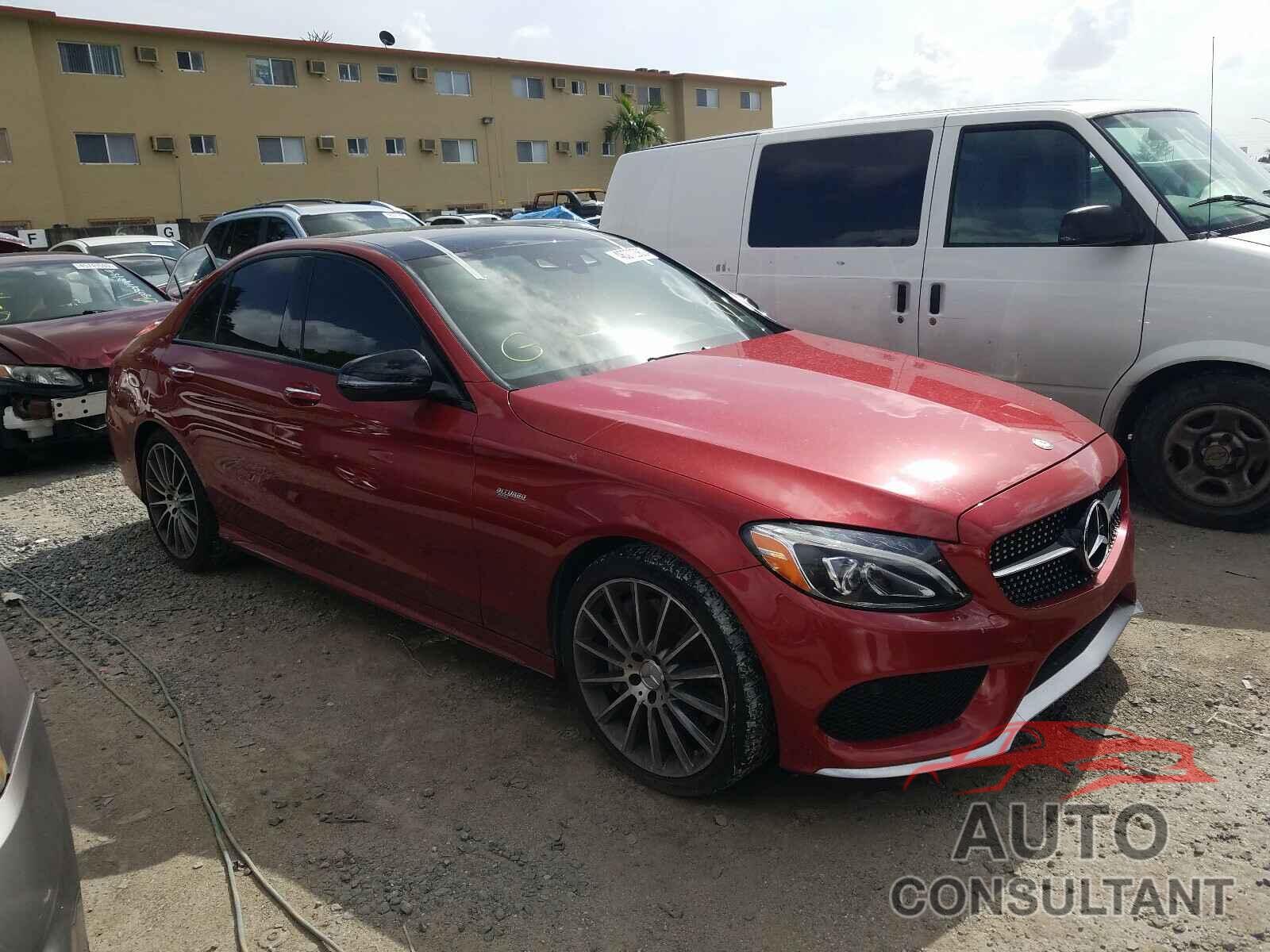 MERCEDES-BENZ C CLASS 2017 - 55SWF6EB9HU189586