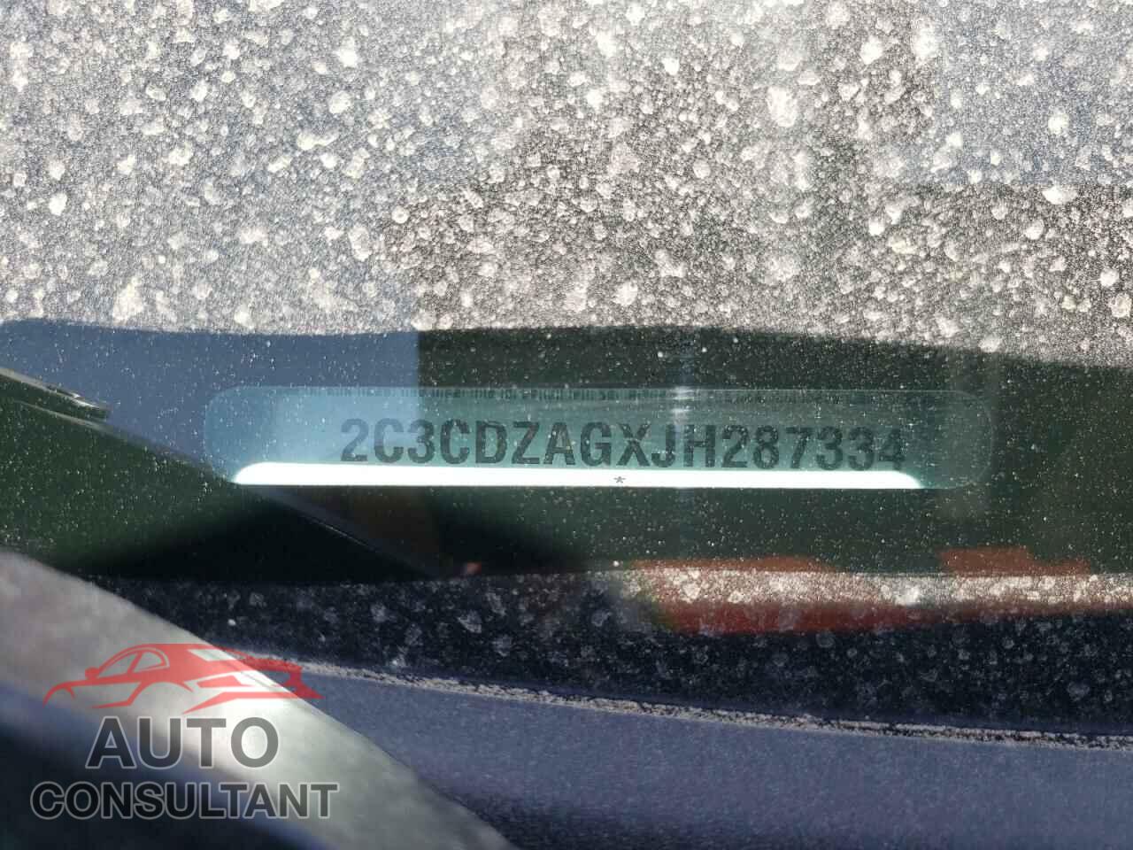 DODGE CHALLENGER 2018 - 2C3CDZAGXJH287334