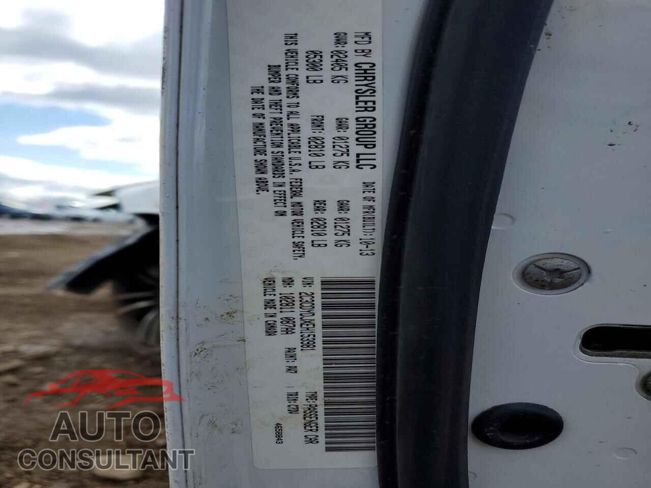 DODGE CHALLENGER 2014 - 2C3CDYDJXEH153981