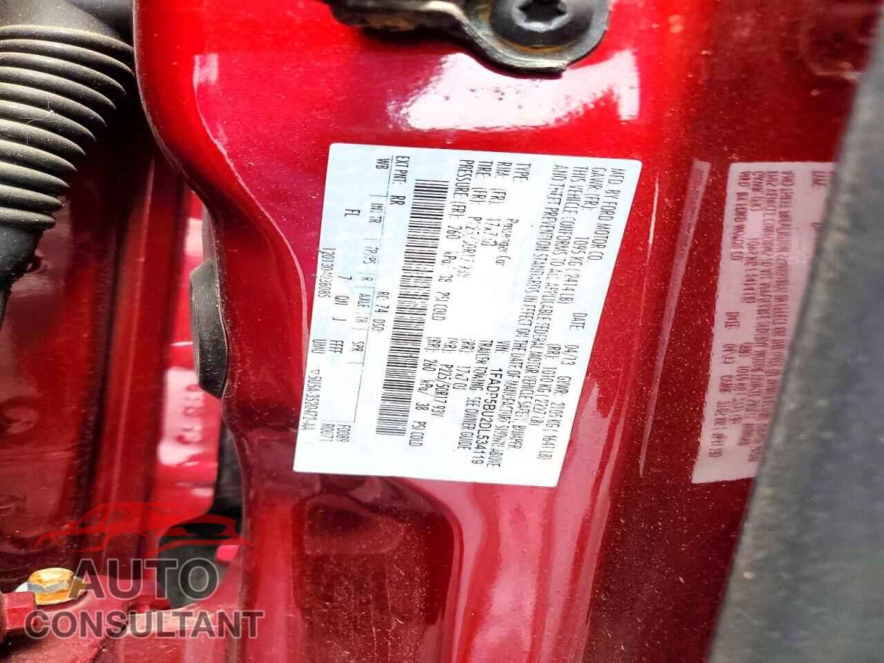 FORD CMAX 2013 - 1FADP5BU2DL534119