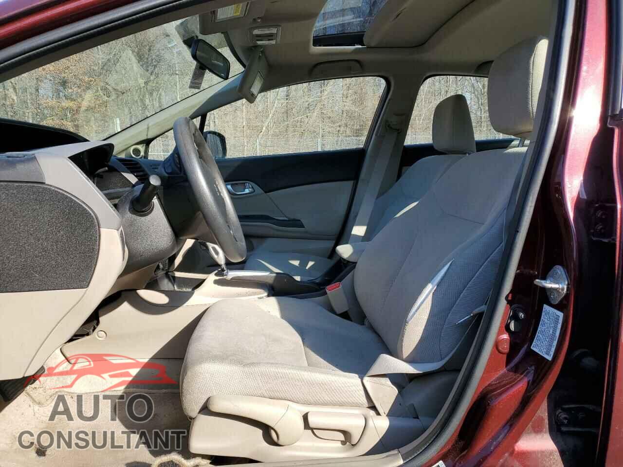 HONDA CIVIC 2012 - 19XFB2F83CE357083