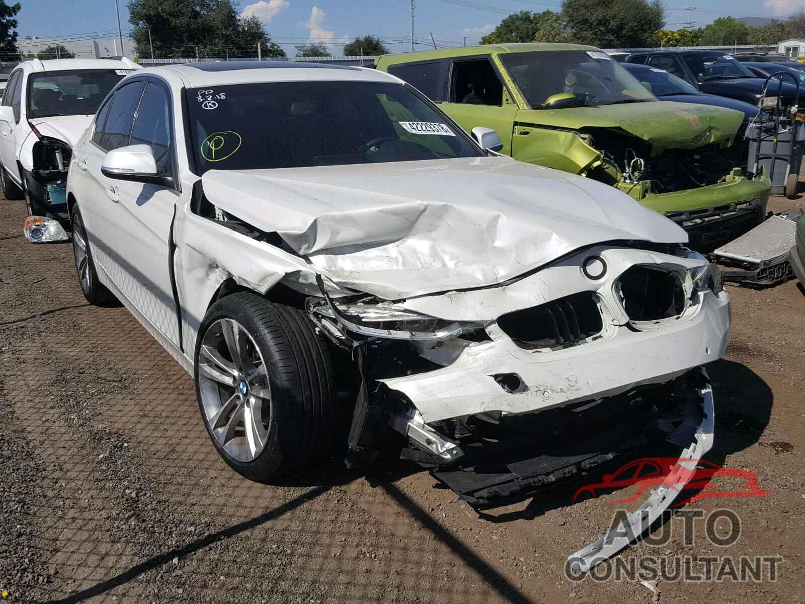 BMW 3 SERIES 2017 - WBA8B9G57HNU51036