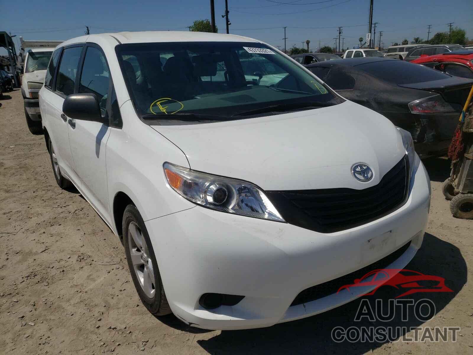 TOYOTA SIENNA 2017 - 5TDZZ3DC1HS791246